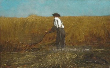  realismus - Der Veteran in einem neuen Feld Realismus Maler Winslow Homer
